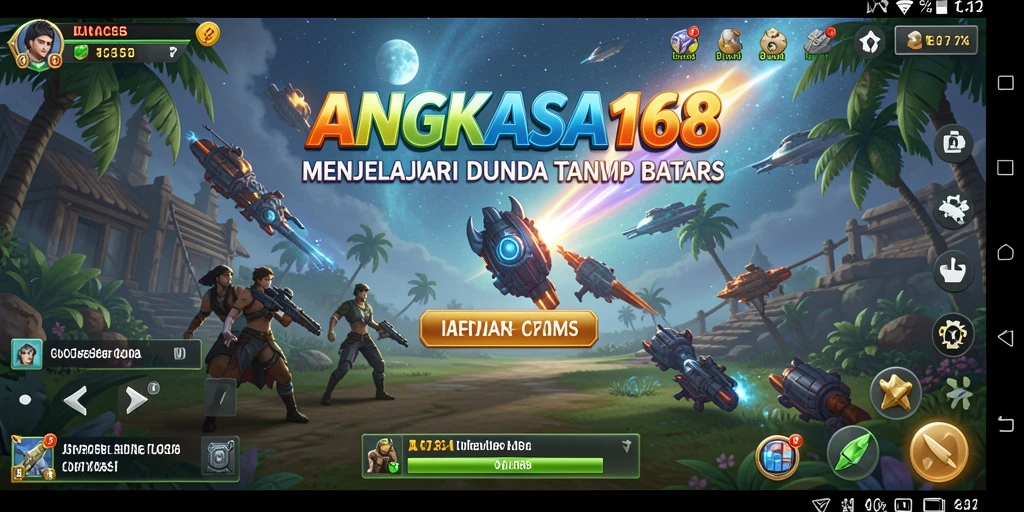 Screenshot utama ANGKASA168 menampilkan keindahan dunia Open World yang luas.
