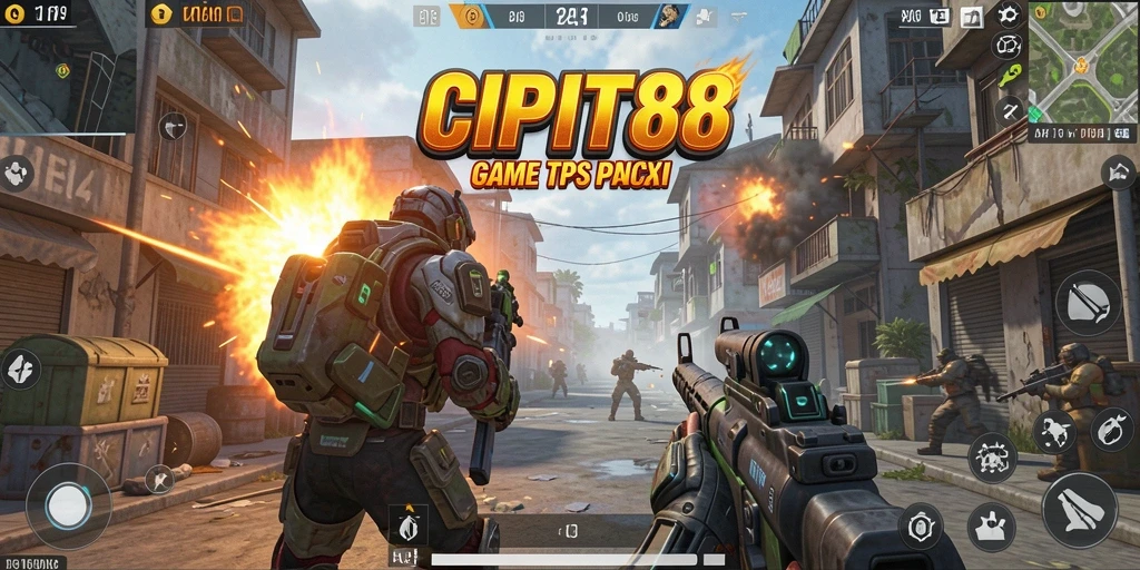 Tampilan gameplay seru dan menegangkan dari CIPIT88.