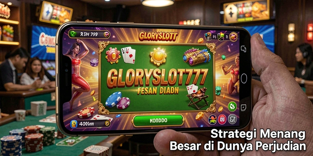 Screenshot GLORYSLOT777 menunjukkan gameplay strategis yang menantang.