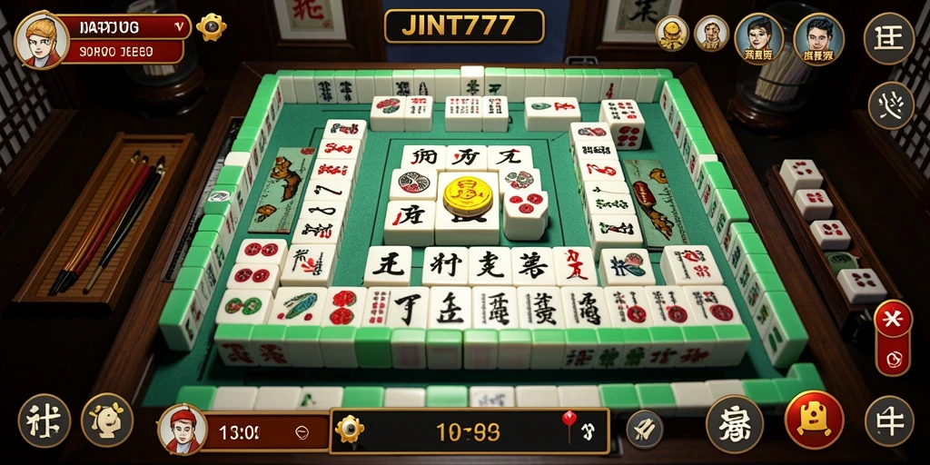 Tampilan gameplay Mahjong JNT777 yang menarik dan mengasyikkan.