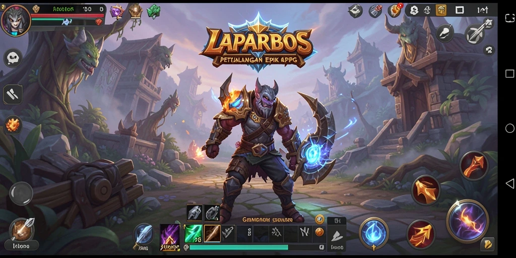 Gameplay seru di LAPARBOS dengan grafis memukau dan petualangan mendebarkan.
