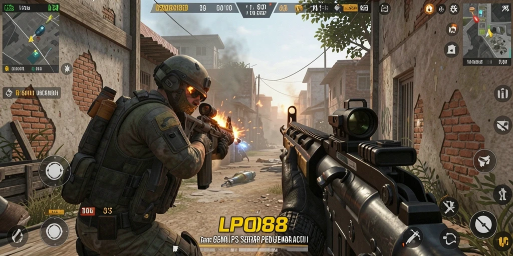 Tampilan gameplay LPO88 yang intens dan mendebarkan.