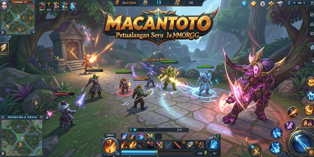 Tampilan gameplay menarik dari MACANTOTO dalam dunia MMORPG.