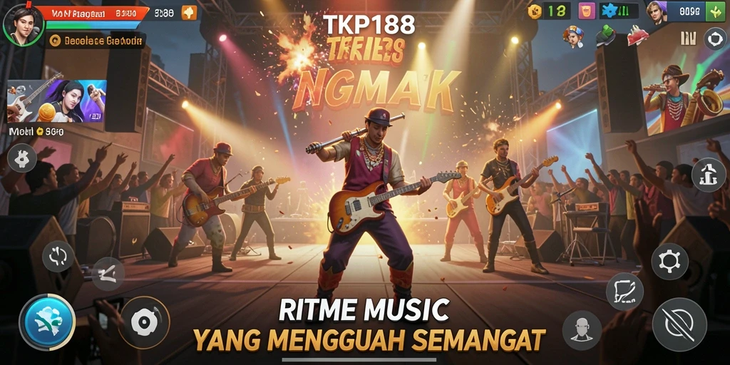 Gameplay seru TKP188 dengan alat musik yang beragam.